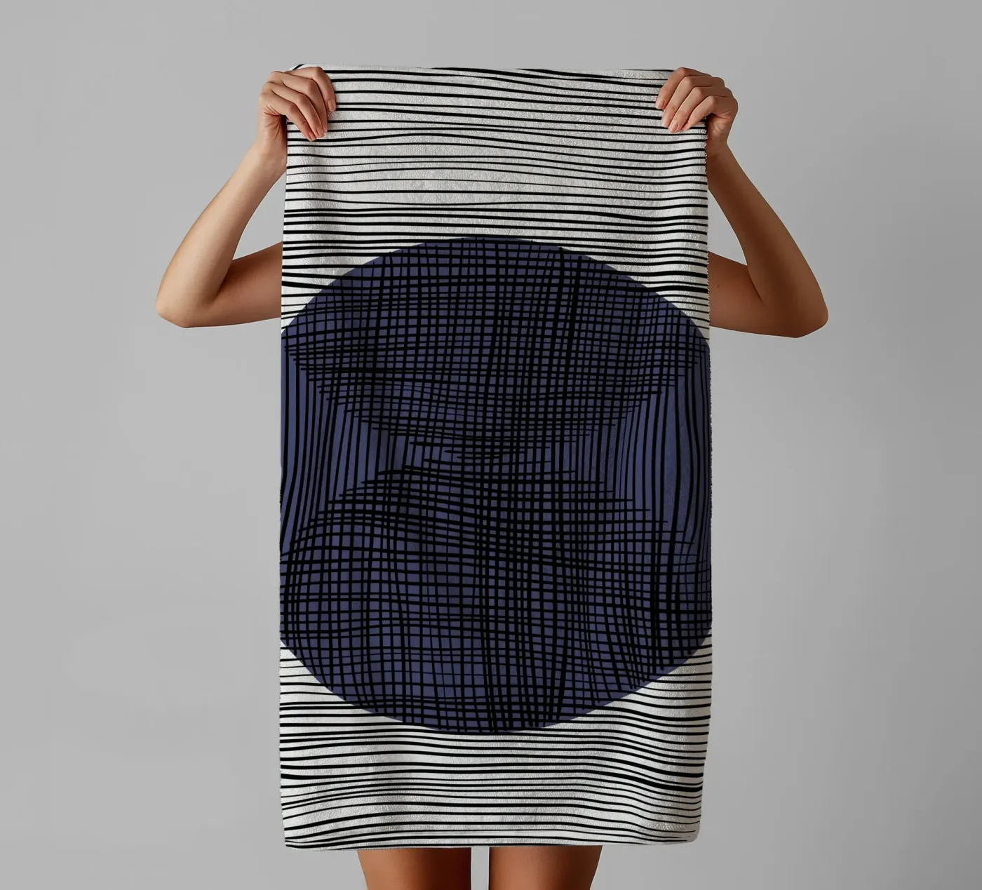 Dynamic Grid serviette de bain de RS LAB STUDIO