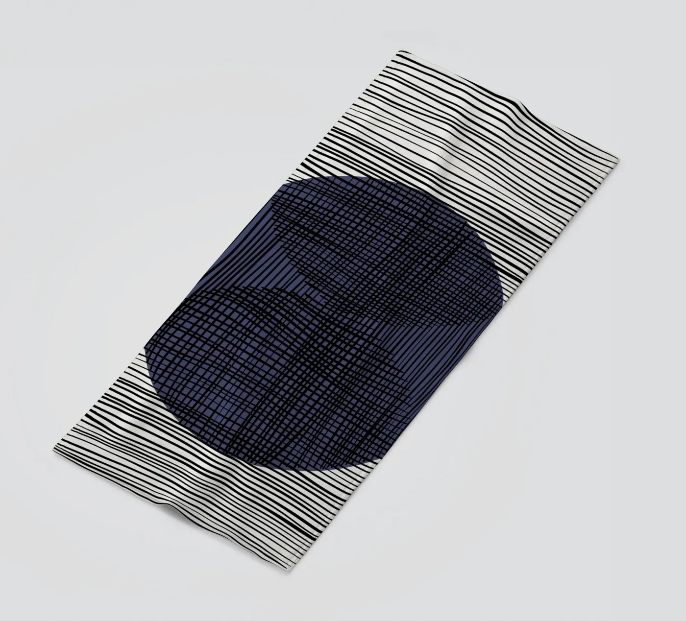 Dynamic Grid beach towel by RS LAB STUDIO