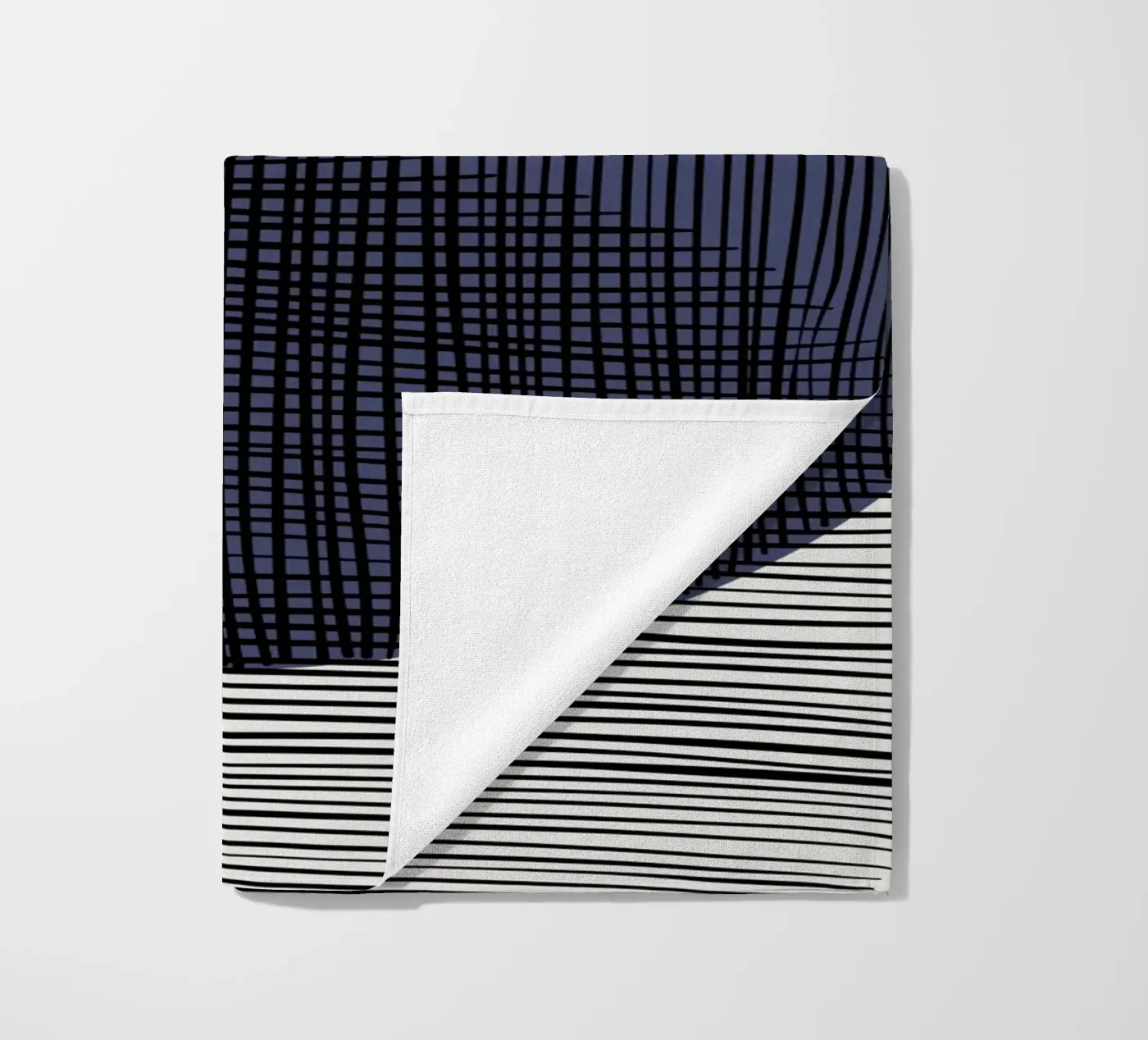 Dynamic Grid beach towel by RS LAB STUDIO