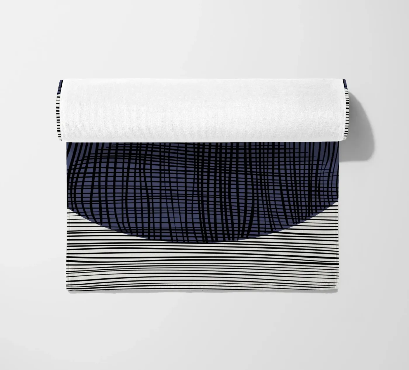 Dynamic Grid beach towel by RS LAB STUDIO