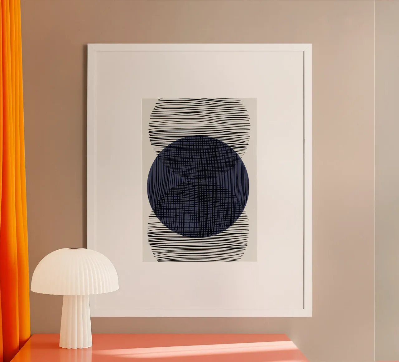 Dynamic Grid poster con telaio in plastica da RS LAB STUDIO