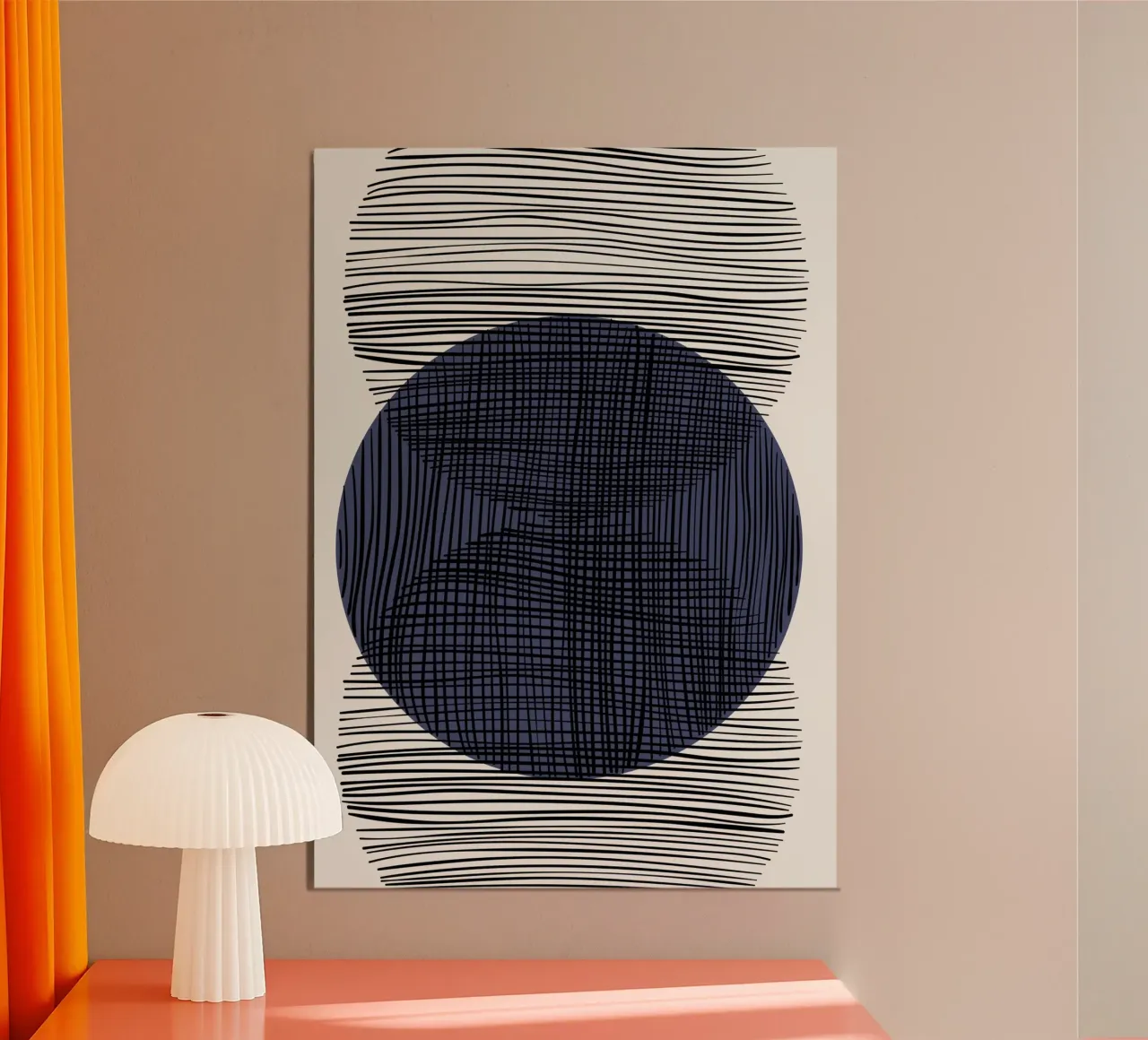 Dynamic Grid poster con telaio in plastica da RS LAB STUDIO