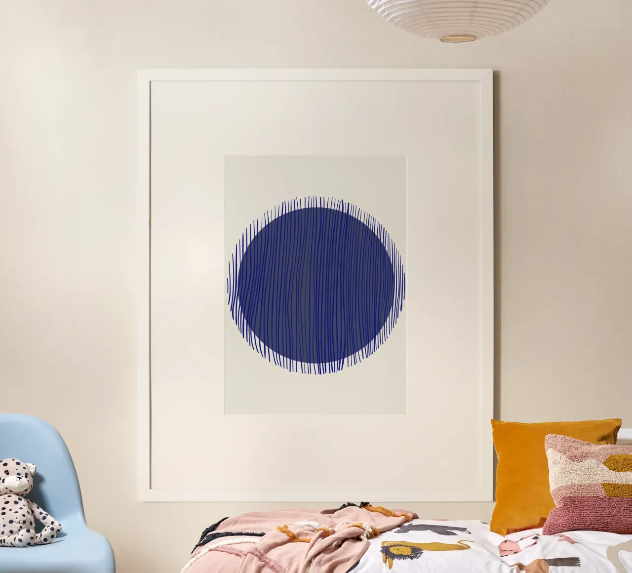 Minimal Rhythm poster con telaio in alluminio da RS LAB STUDIO
