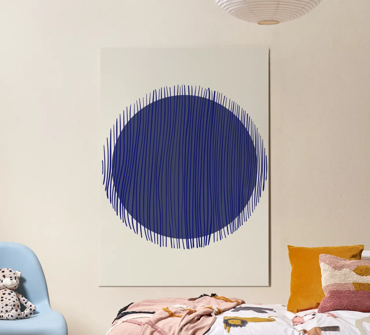 Minimal Rhythm poster con telaio in alluminio da RS LAB STUDIO