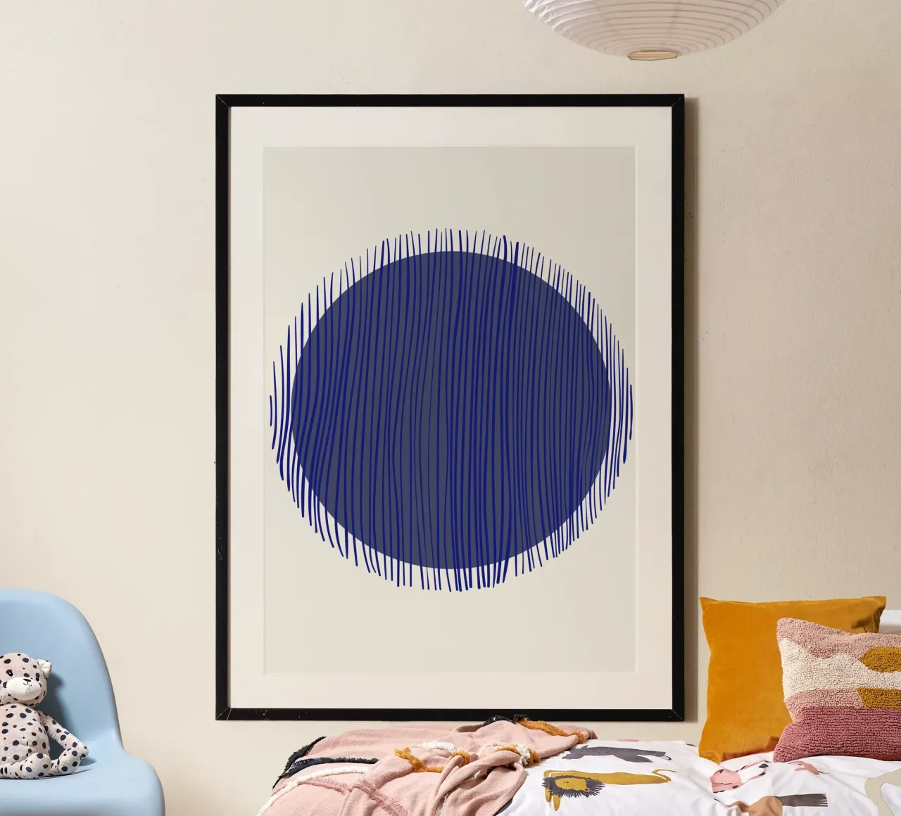 Minimal Rhythm poster con telaio in alluminio da RS LAB STUDIO
