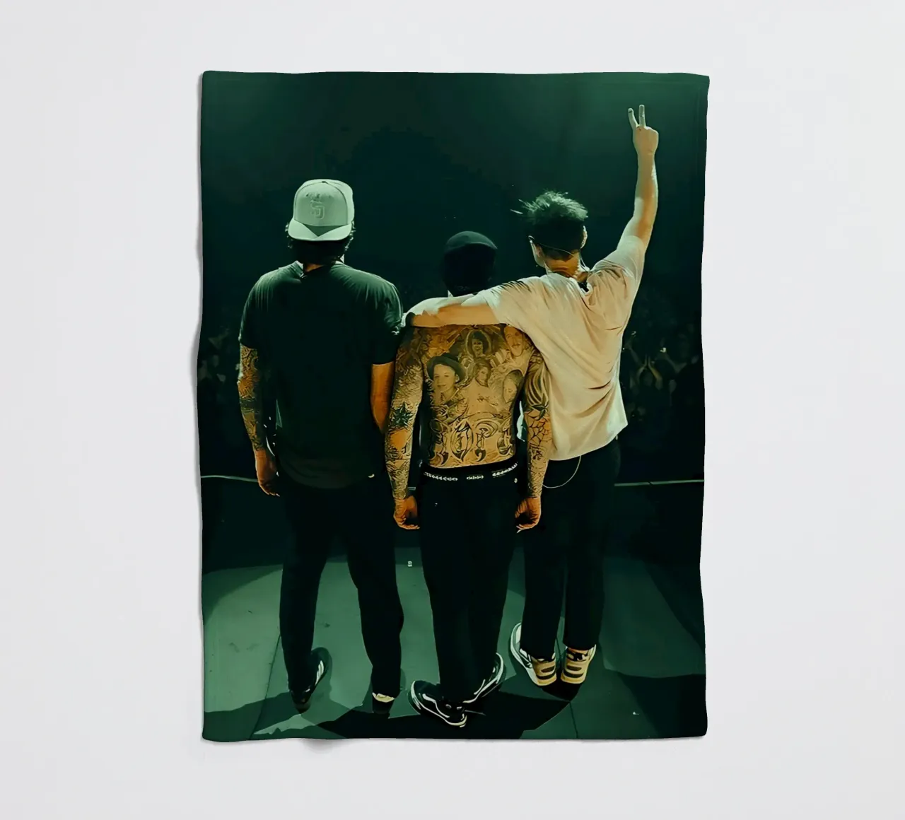 Blink 182 coperta in pile da Musadad Shop