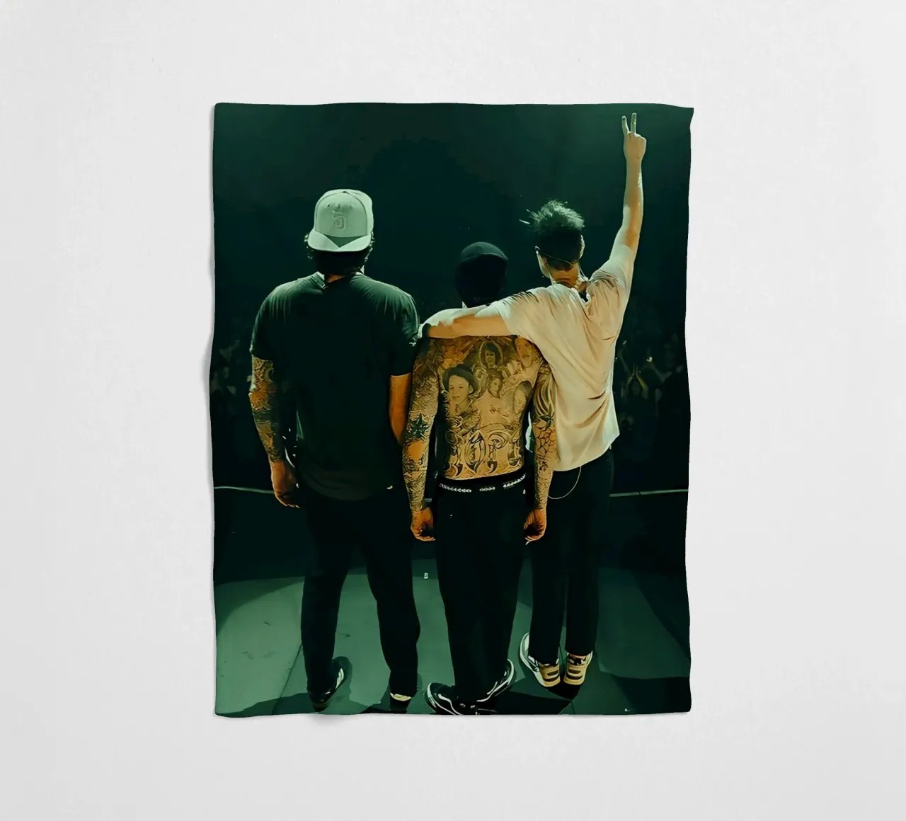 Blink 182 coperta in pile da Musadad Shop