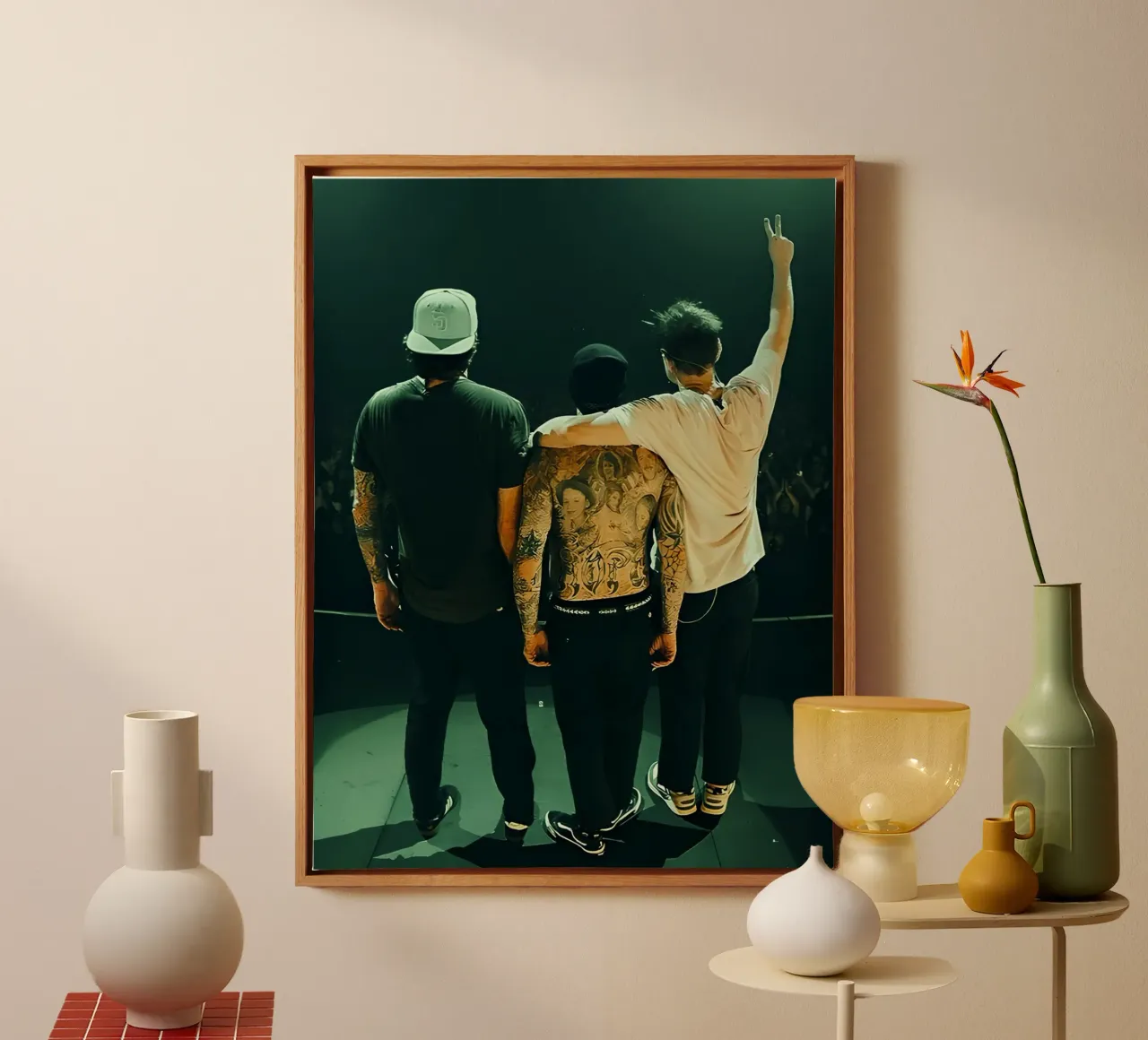 Blink 182 canvas by Musadad Shop