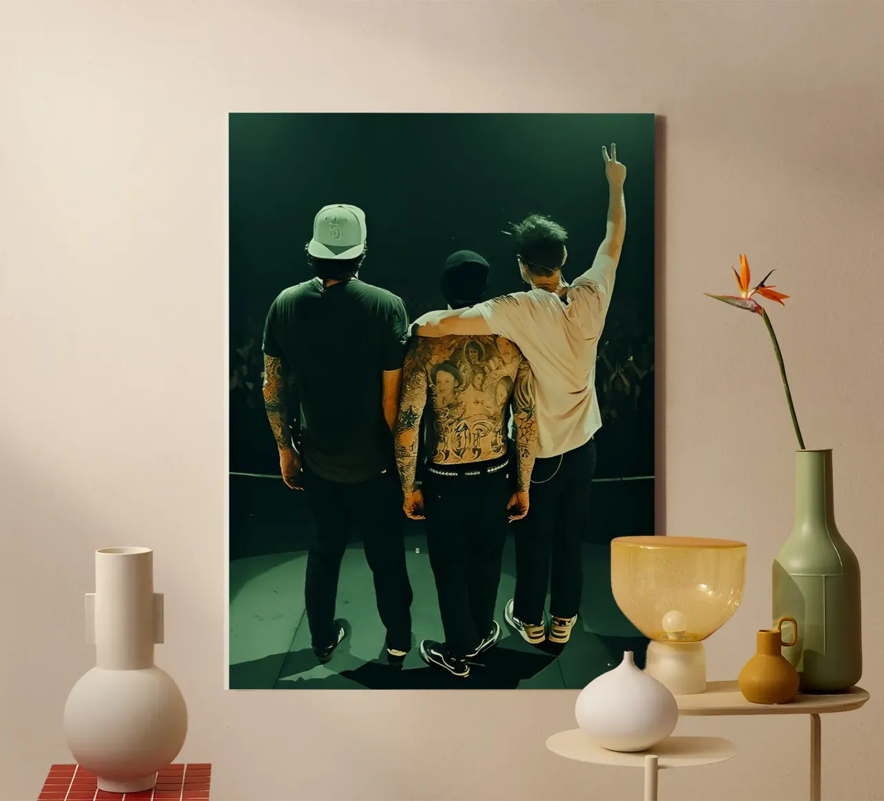 Blink 182 canvas by Musadad Shop