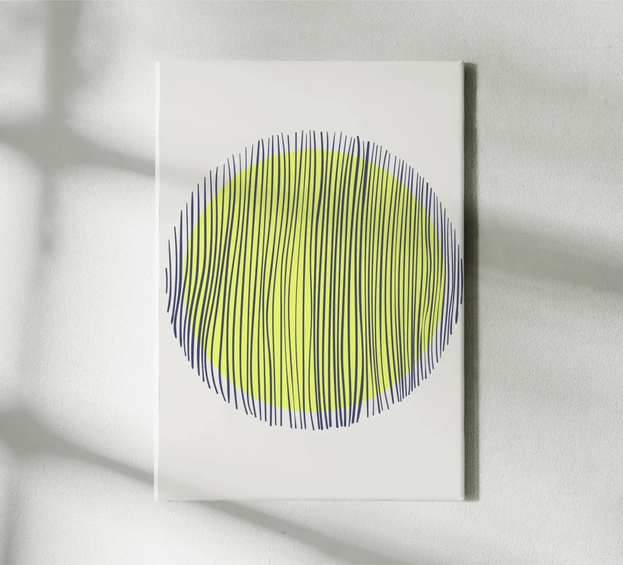 Composed Chaos canvas met Baklijst van RS LAB STUDIO