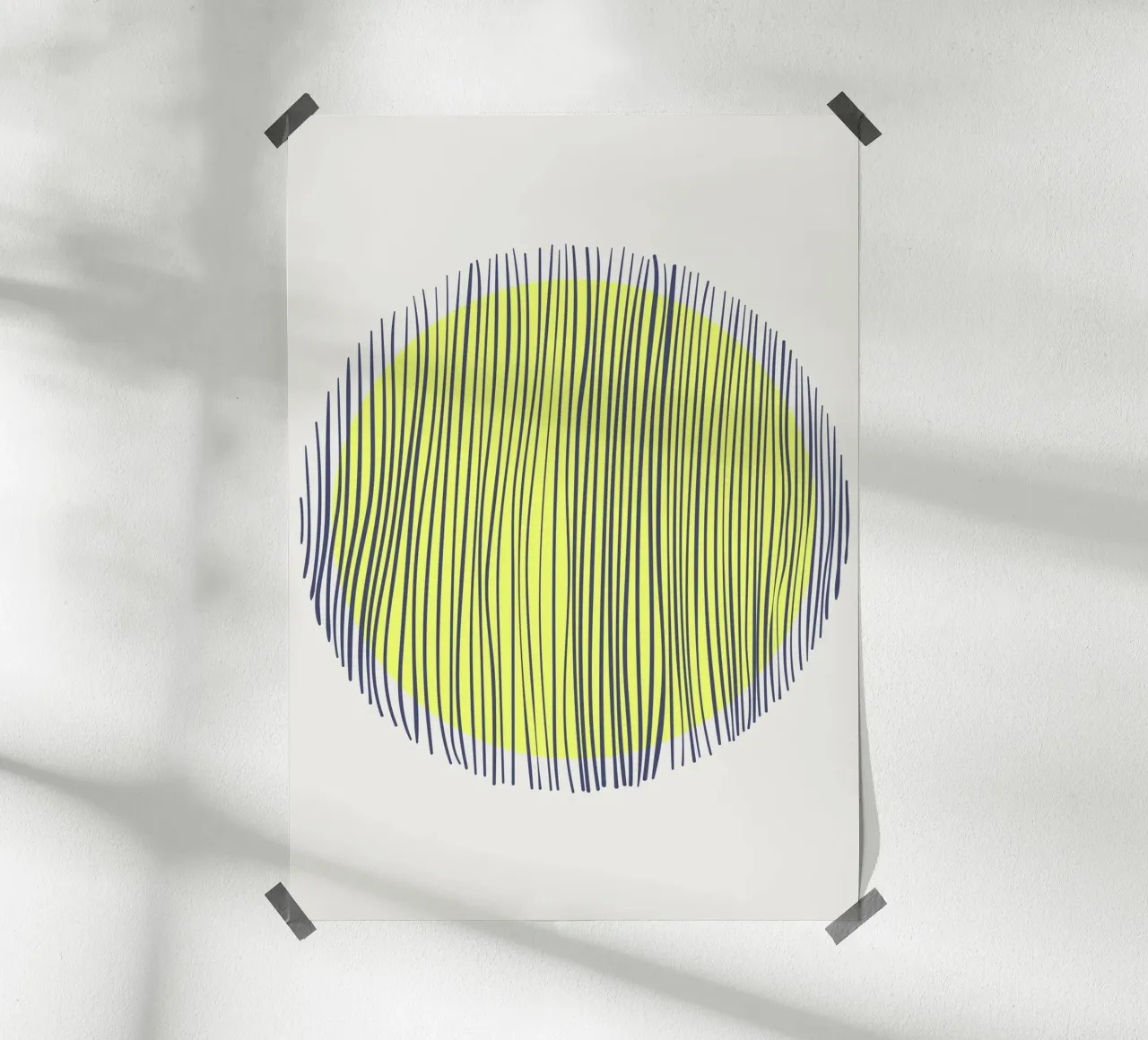 Composed Chaos poster con telaio in alluminio da RS LAB STUDIO