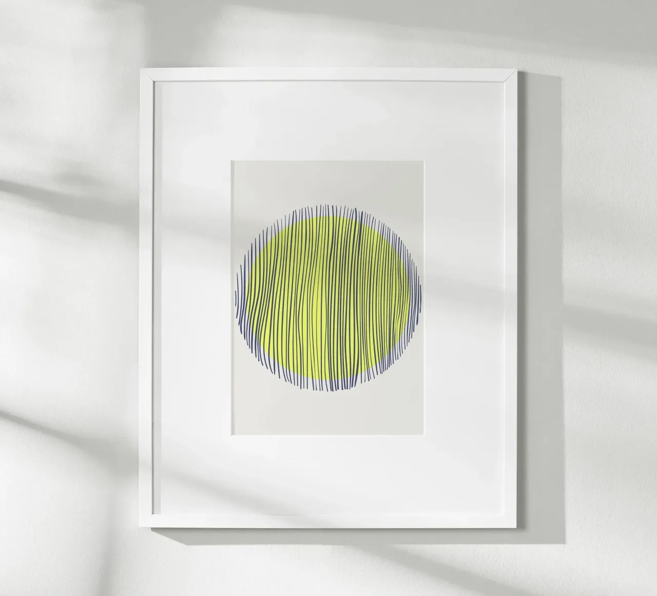 Composed Chaos poster con telaio in alluminio da RS LAB STUDIO
