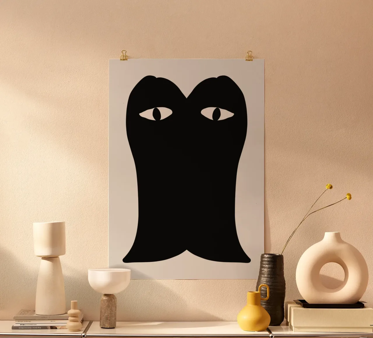 Elevated Silence poster con telaio in alluminio da RS LAB STUDIO