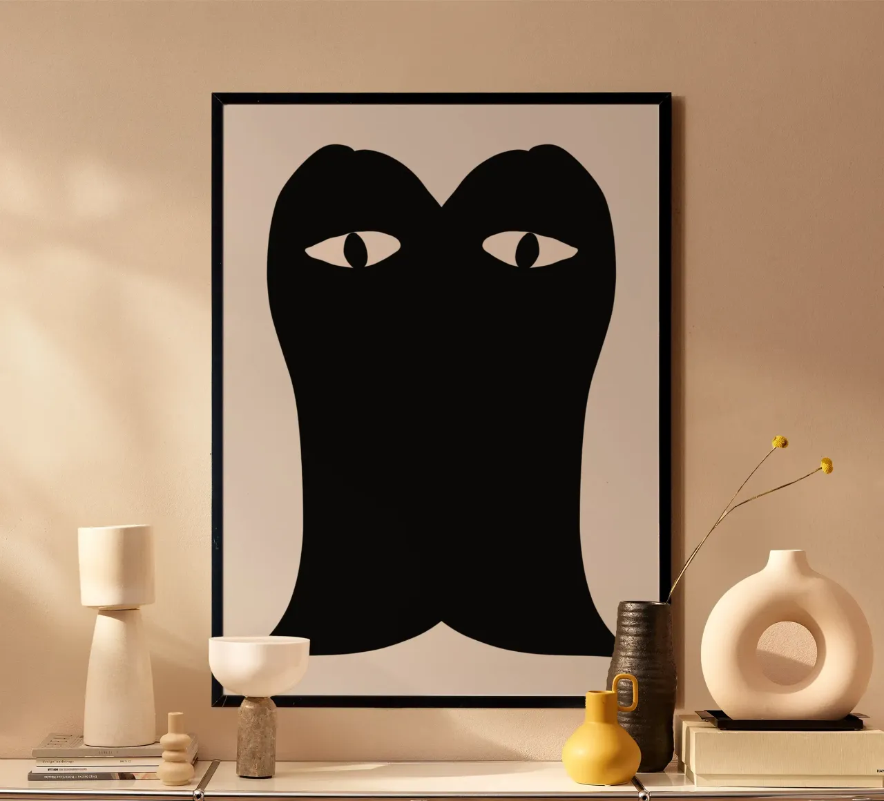 Elevated Silence poster con telaio in alluminio da RS LAB STUDIO