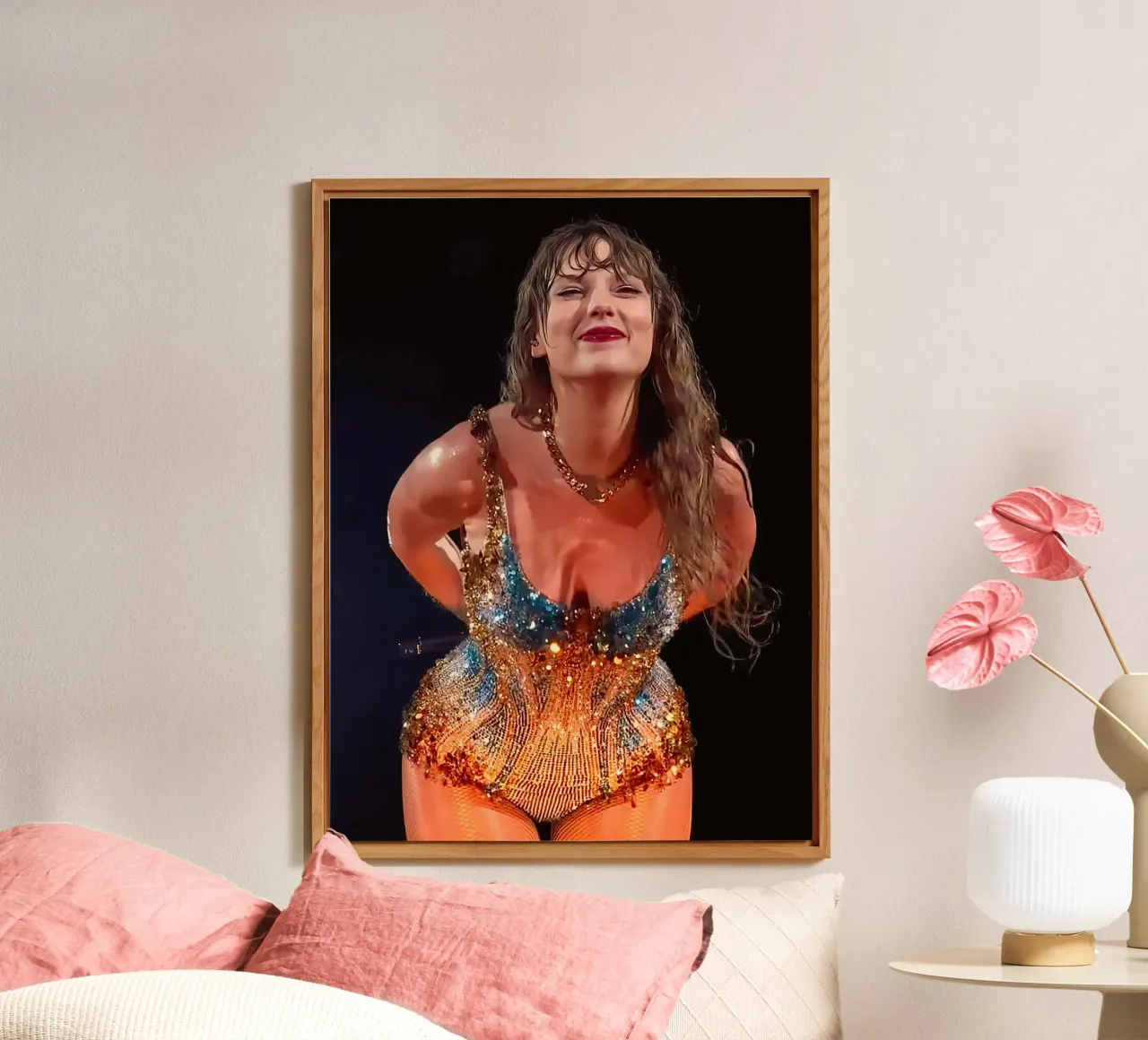 Taylor Swift alluminio dibond da Musadad Shop