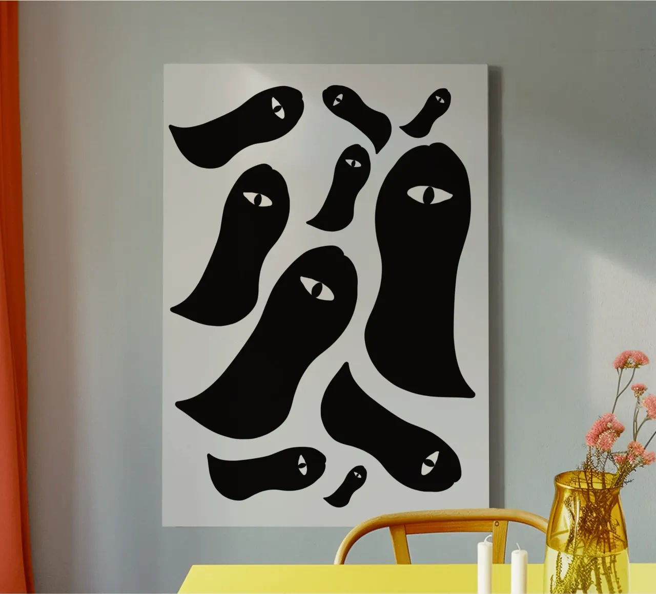Balanced Tension canvas met Baklijst van RS LAB STUDIO