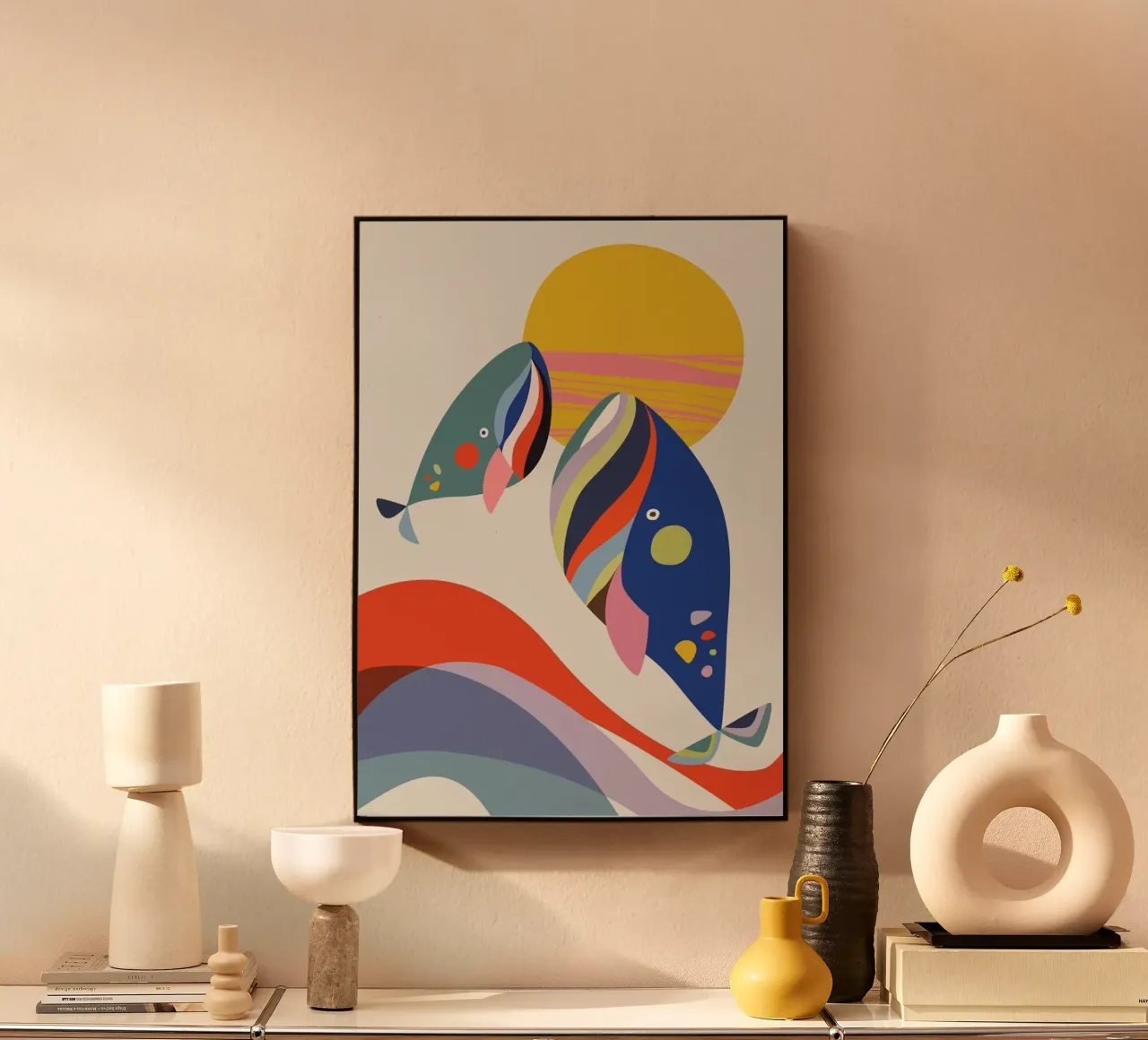 Due balene plexiglass da cosmos studio