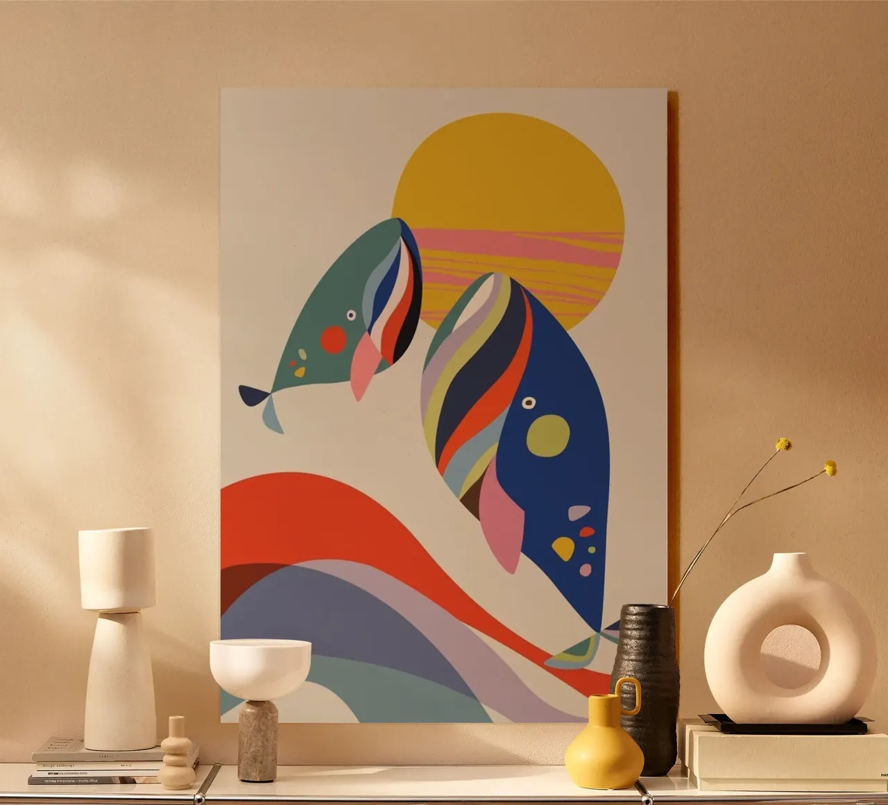 Due balene plexiglass da cosmos studio