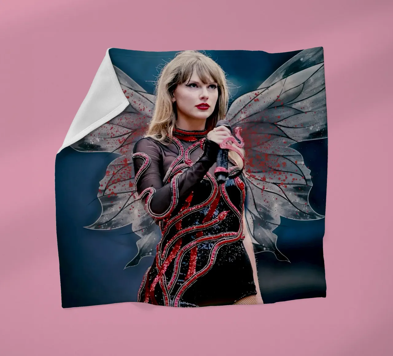 Taylor Swift coperta in pile da Musadad Shop