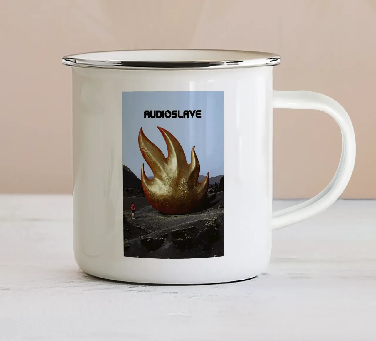 Audioslave tazza in smalto da van hellen
