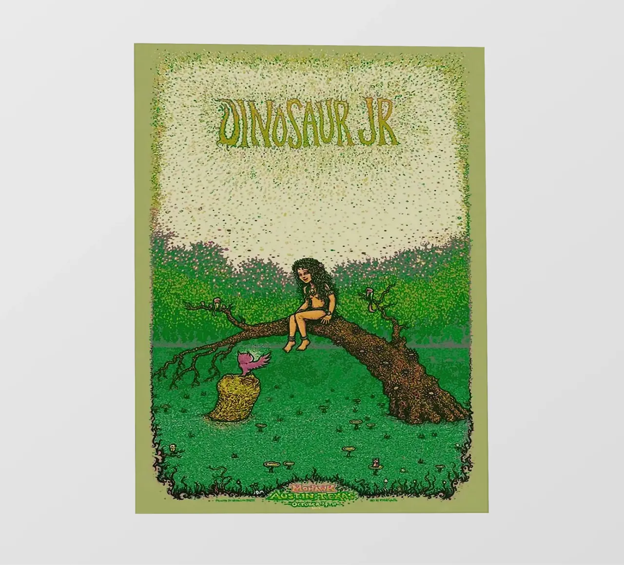 Dinosaur Jr band pellicola backlit da van hellen
