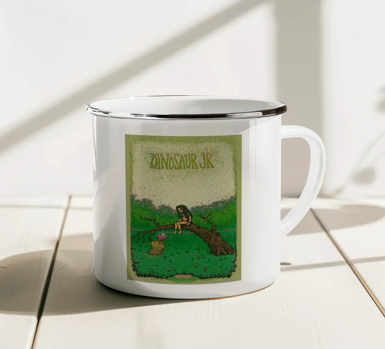 Dinosaur Jr band tazza in smalto da van hellen