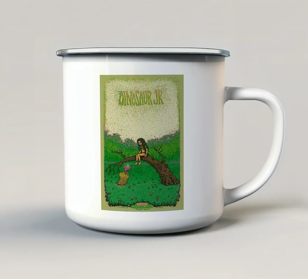 Dinosaur Jr band tazza in smalto da van hellen