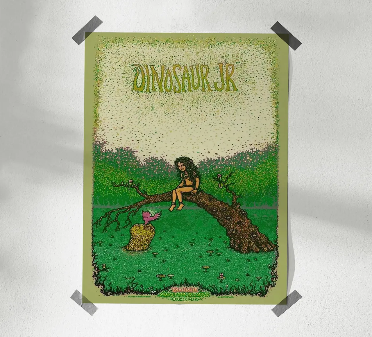 Dinosaur Jr band poster da van hellen