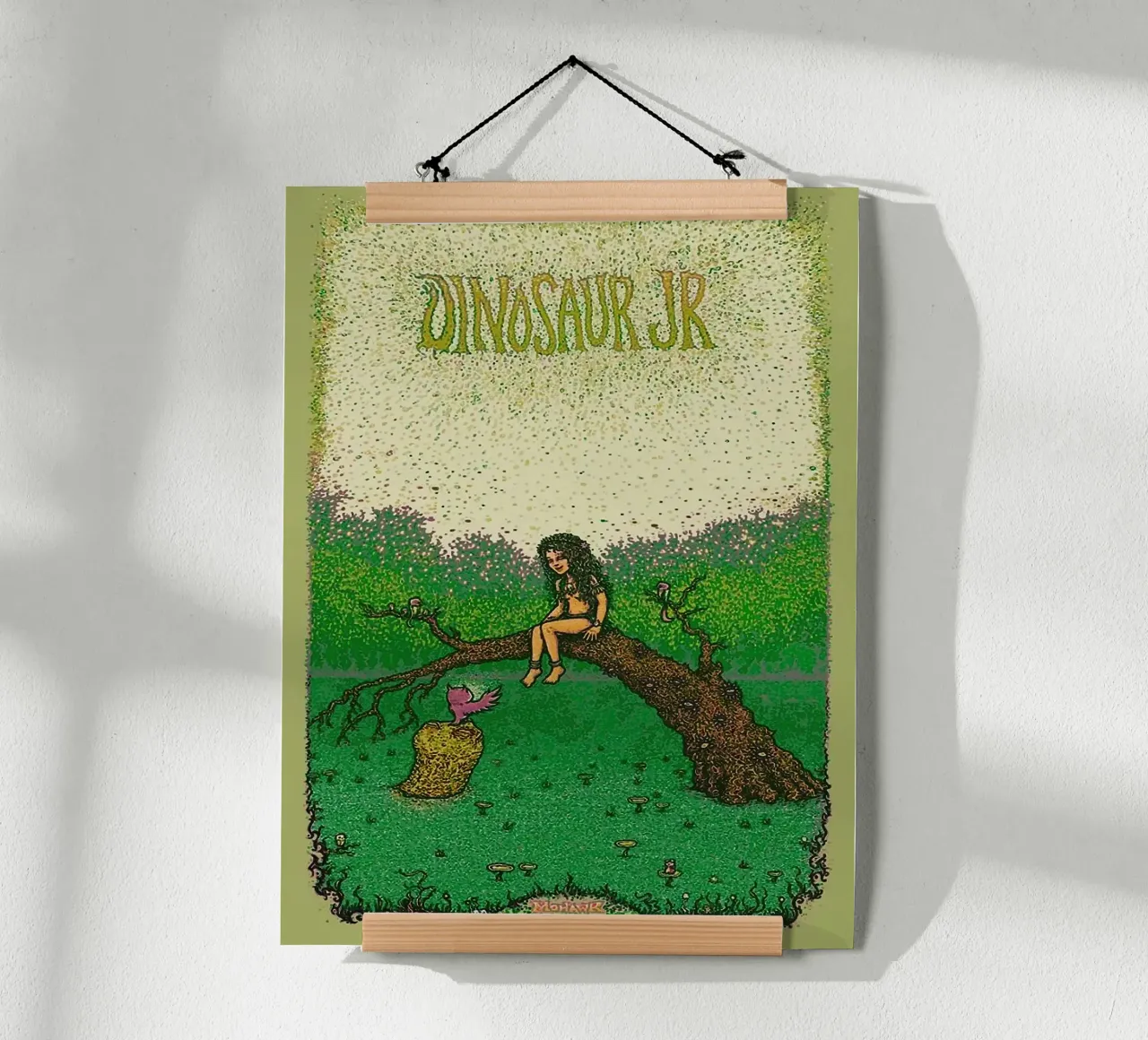 Dinosaur Jr band poster da van hellen