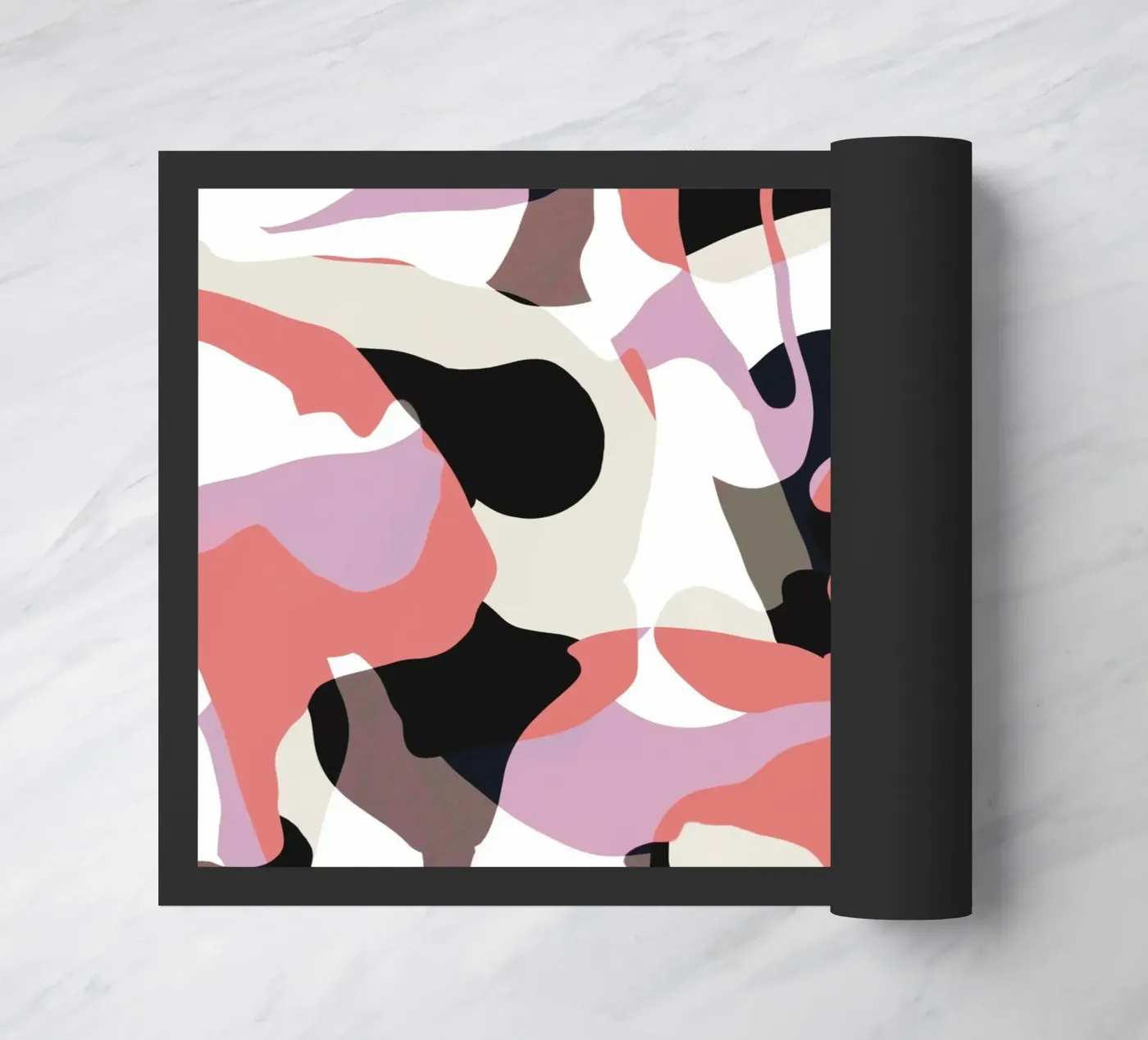 Fluid spots 03 doormat by Little Dean