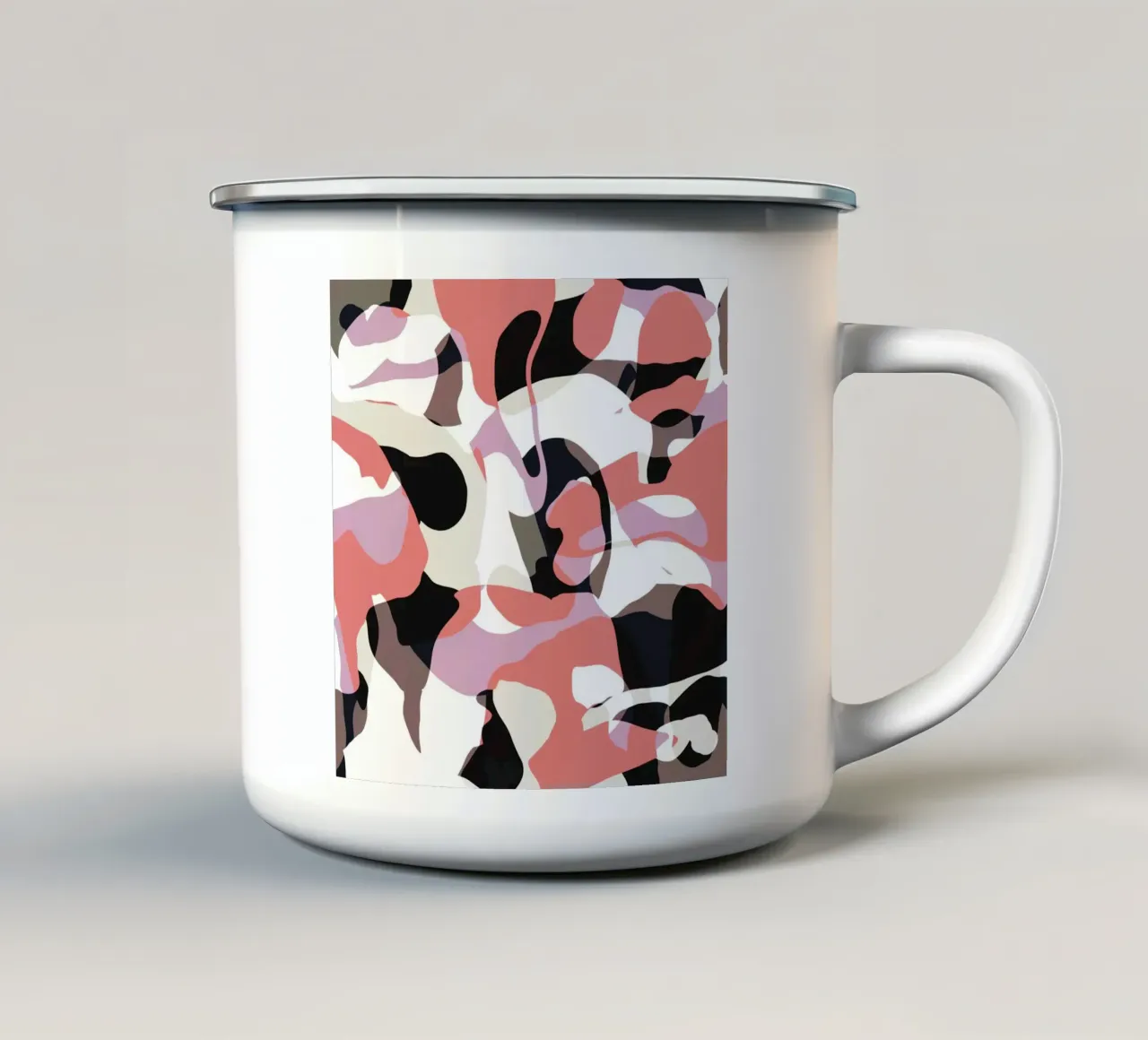 Macchie di fluido 03 tazza in smalto da Little Dean