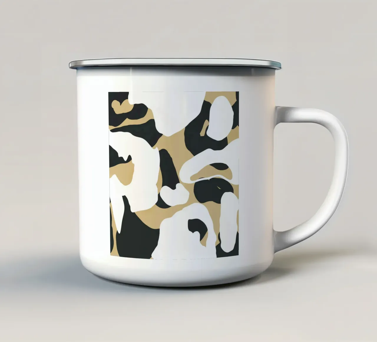 Macchie di fluido 04 tazza in smalto da Little Dean