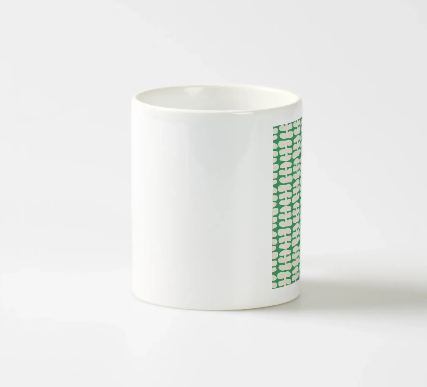 Repetitive pattern 53 ceramic mug by Little Dean