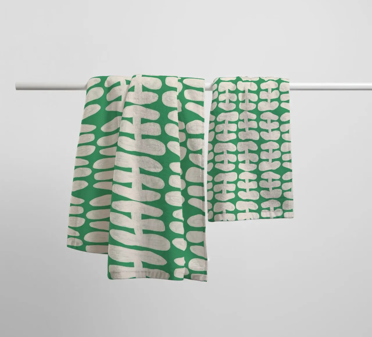 Repetitive pattern 53 towel by Little Dean