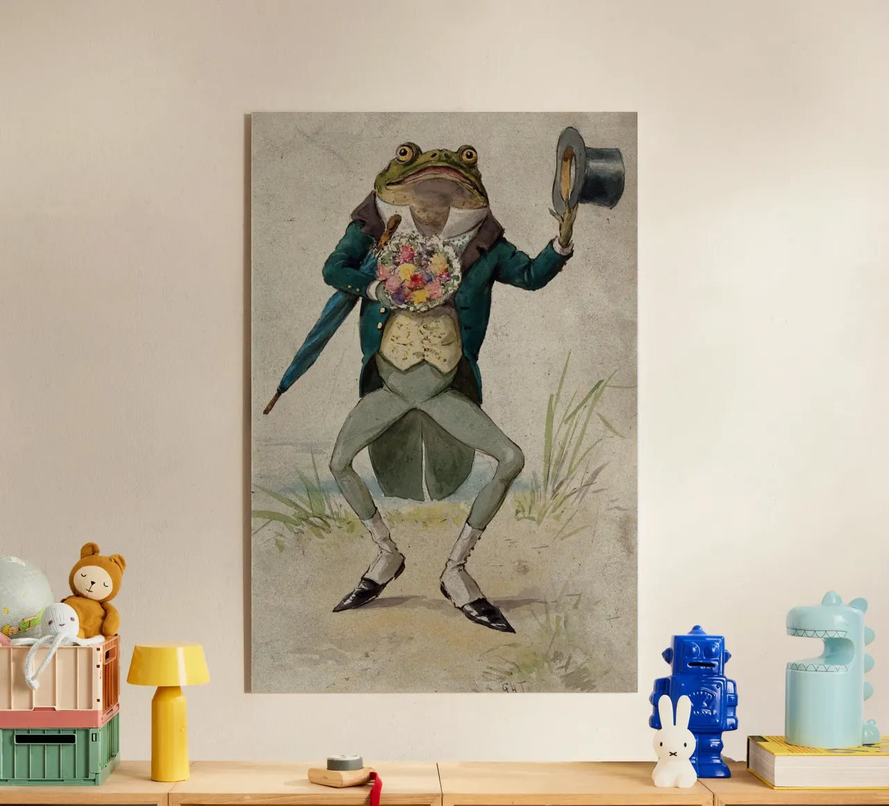 frog vintage plexiglass da vintageshop