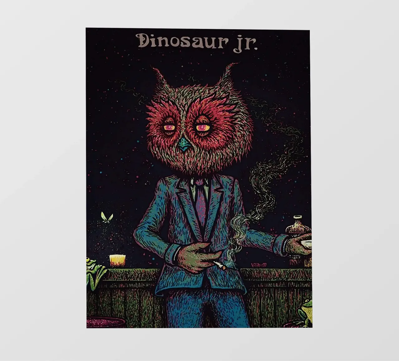 Dinosaur Jr band pellicola backlit da van hellen