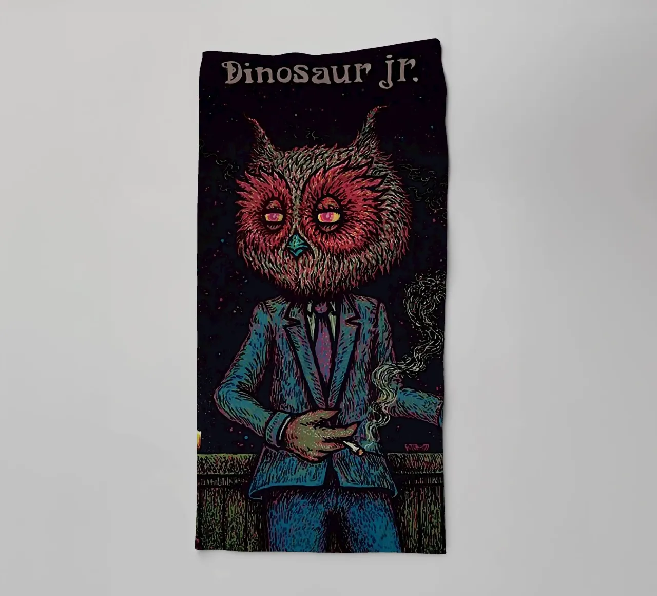 Le groupe Dinosaur Jr serviette de bain de van hellen