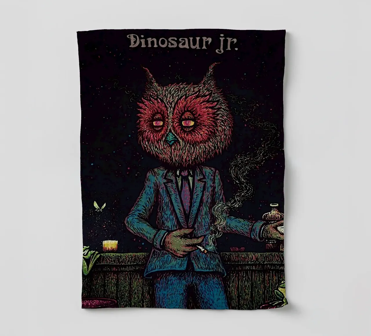 Le groupe Dinosaur Jr torchon de van hellen