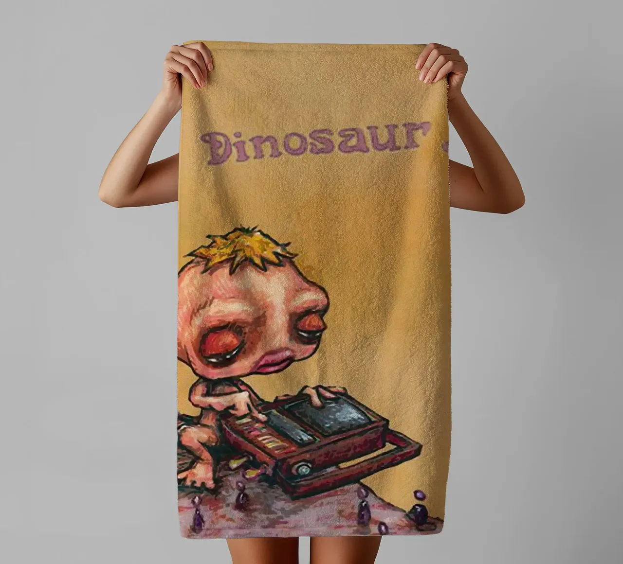 Le groupe Dinosaur Jr serviette de bain de van hellen