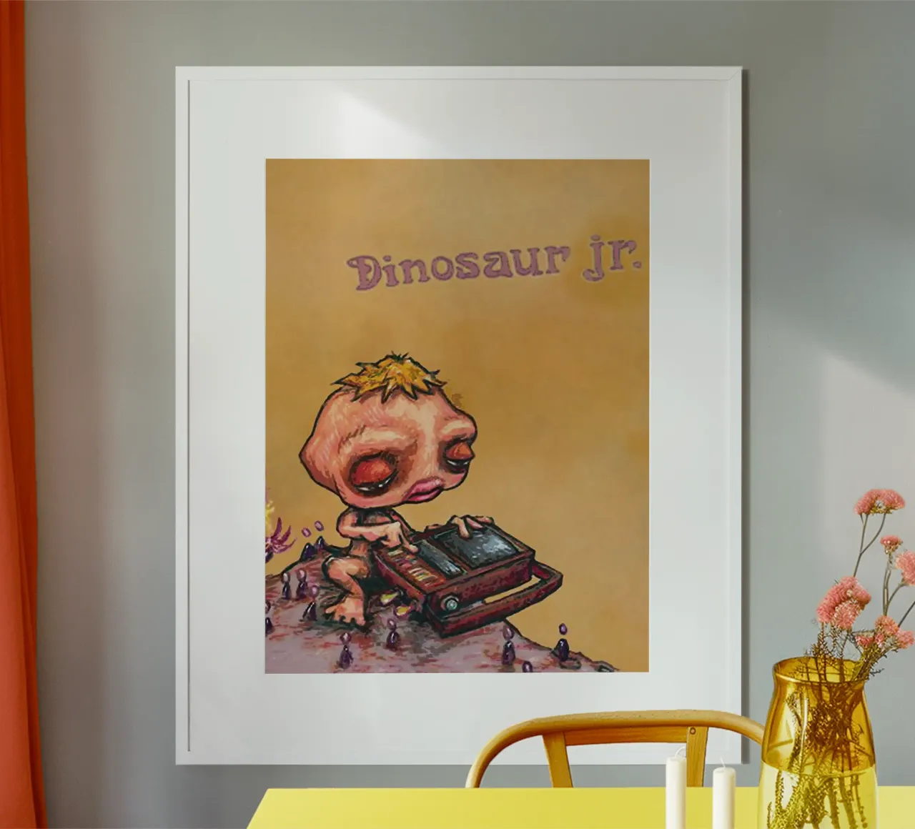 Dinosaur Jr band poster da van hellen
