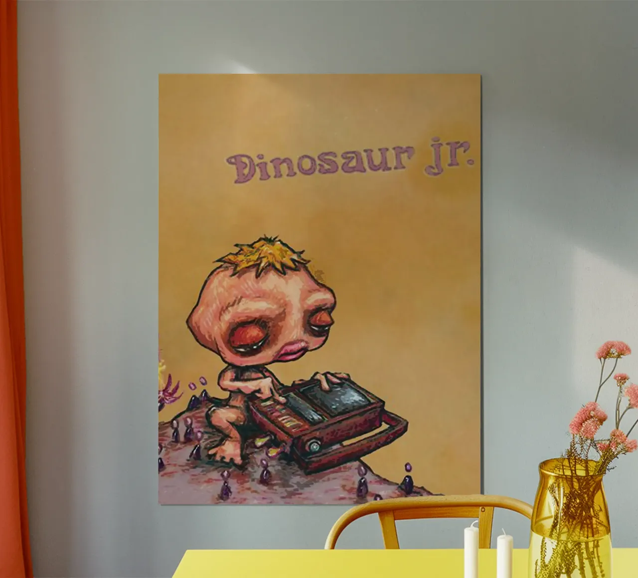 Dinosaur Jr band poster da van hellen