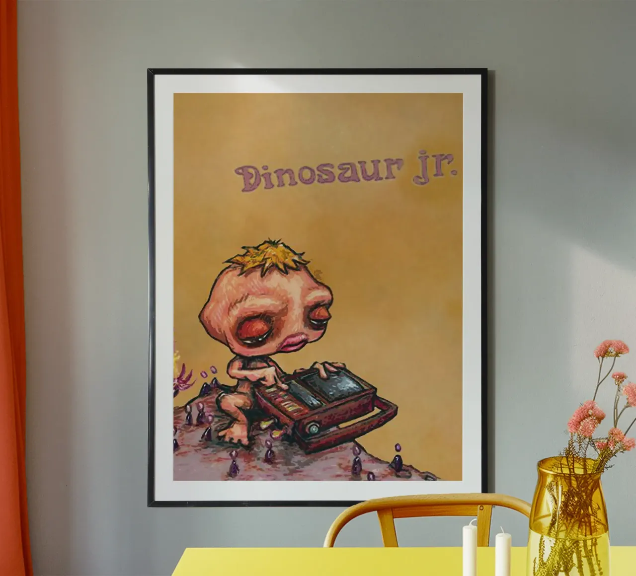 Dinosaur Jr band poster da van hellen