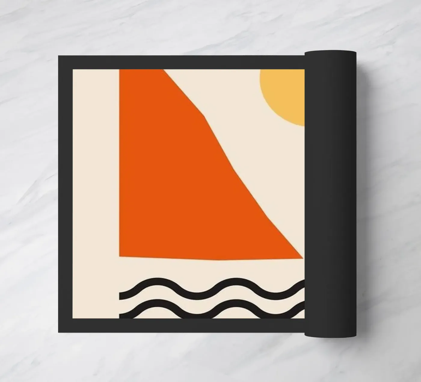 Einfache Kunst Fußmatte von cosmos studio