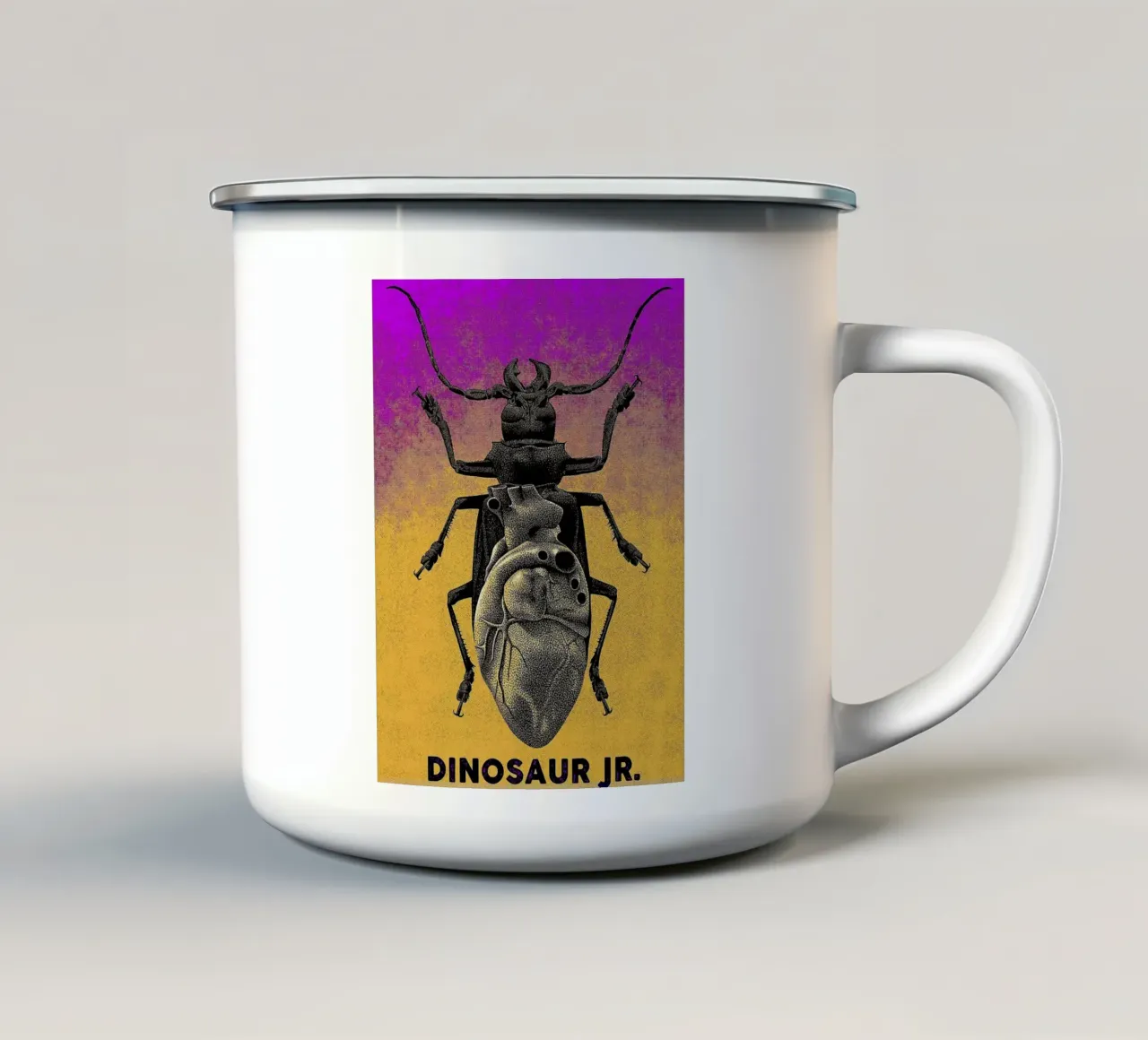 Dinosaur Jr band tazza in smalto da van hellen