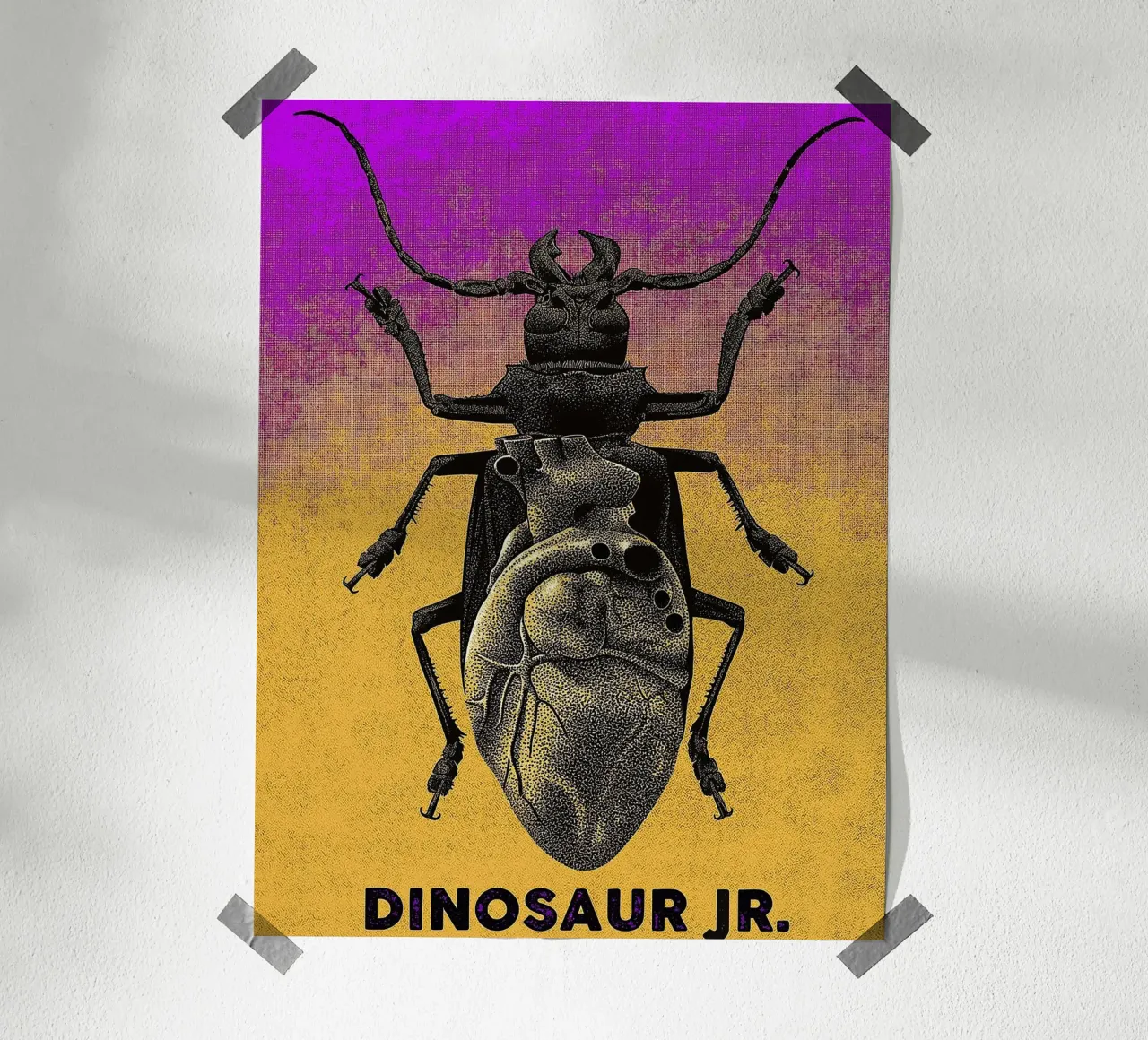 Dinosaur Jr band poster da van hellen