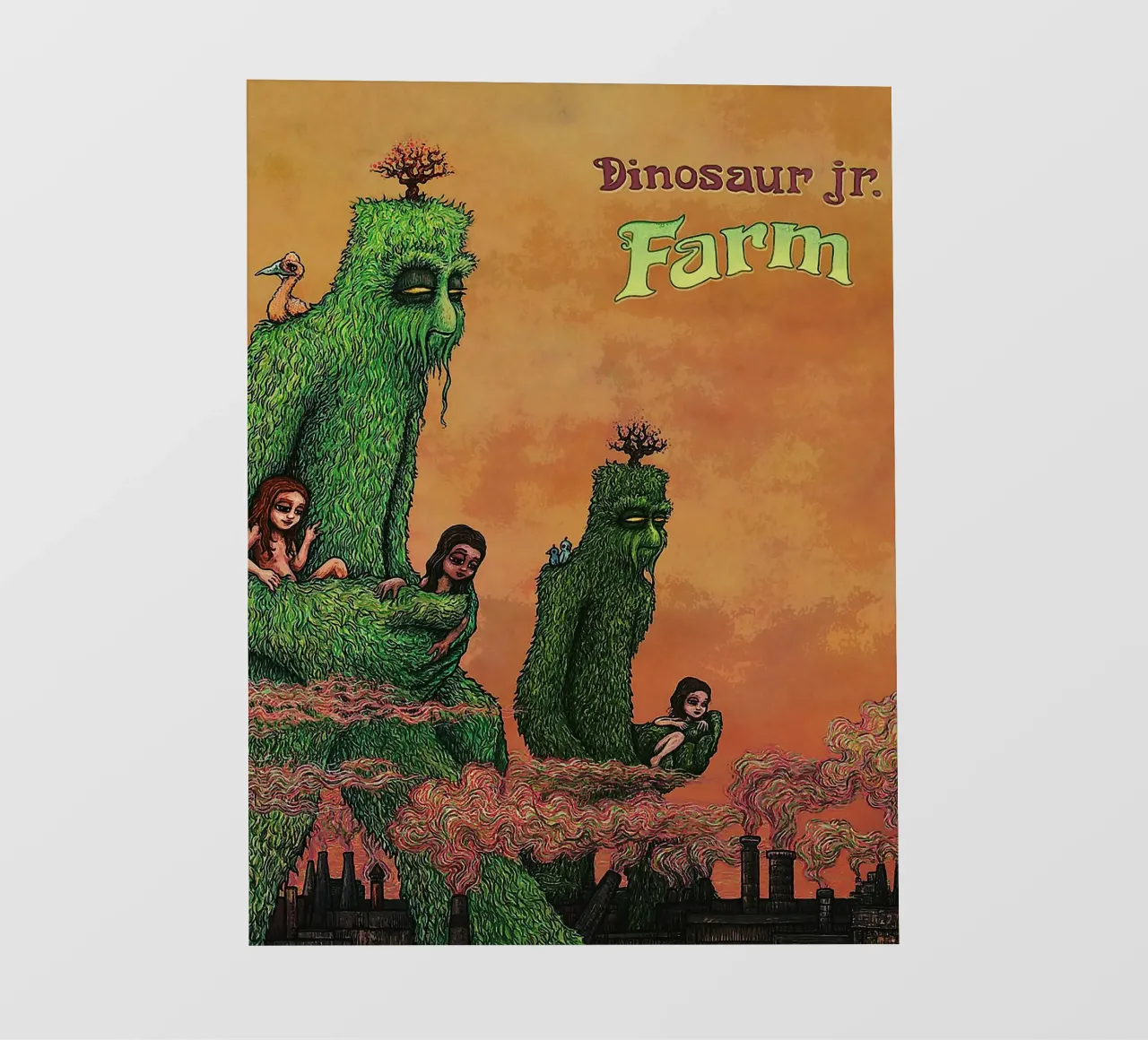Dinosaur Jr band telo in pvc da van hellen