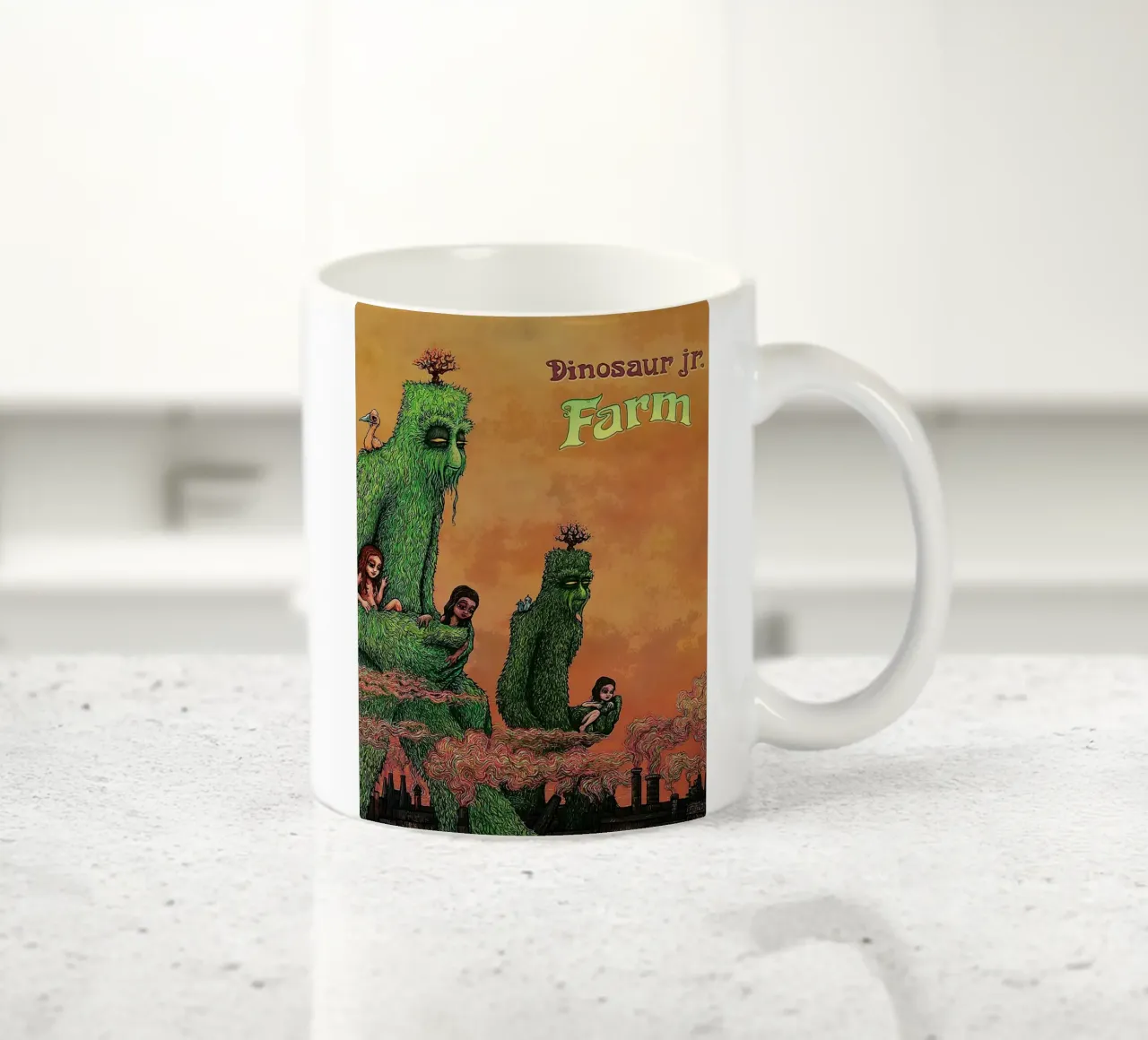 Dinosaur Jr band tazza in ceramica da van hellen