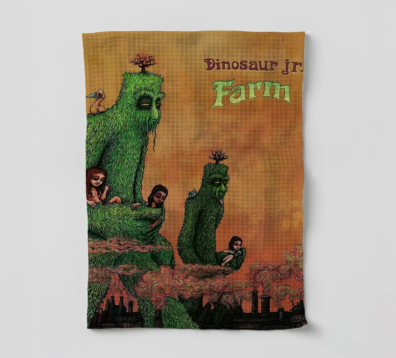 Le groupe Dinosaur Jr torchon de van hellen
