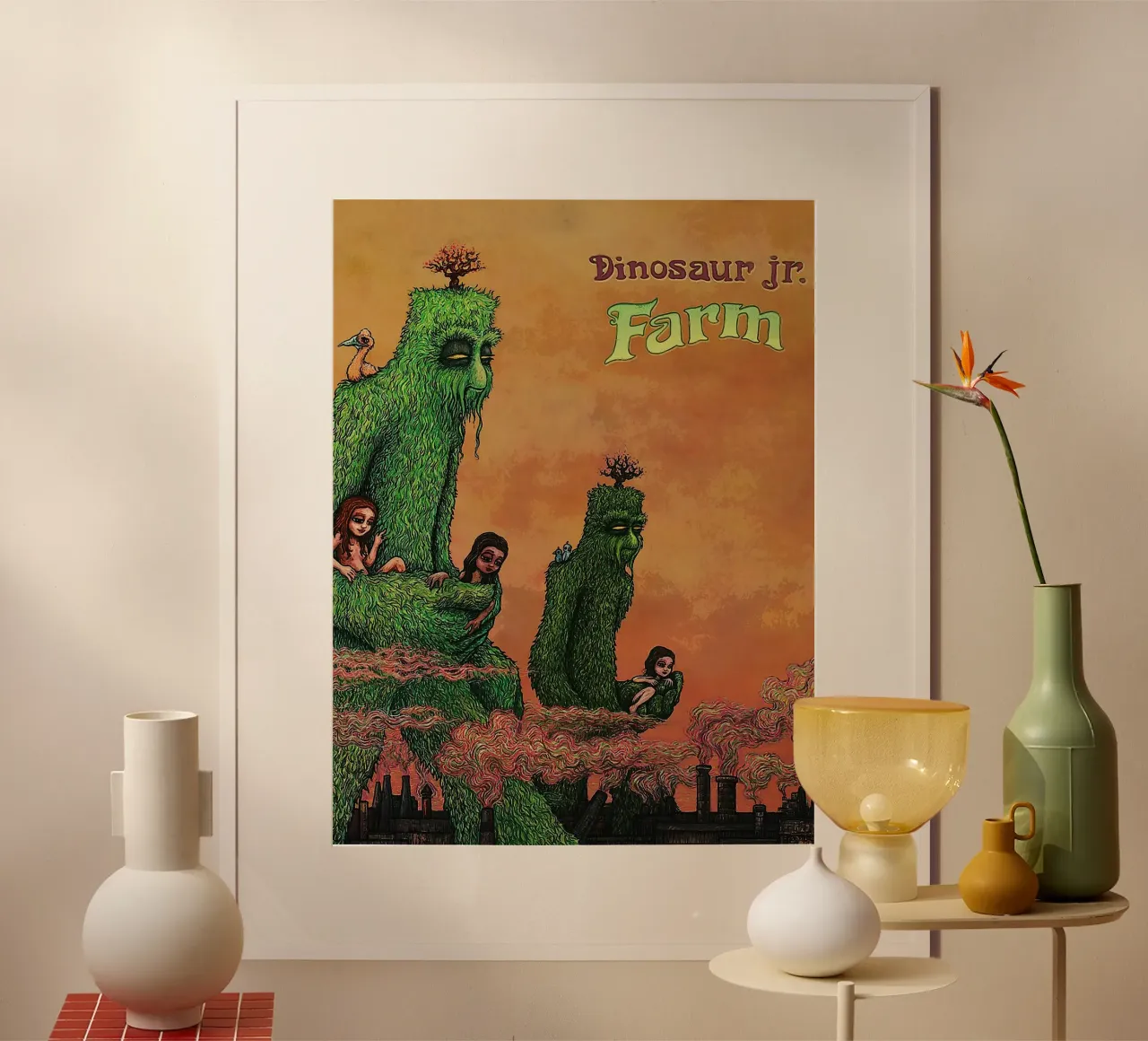Dinosaur Jr band poster da van hellen