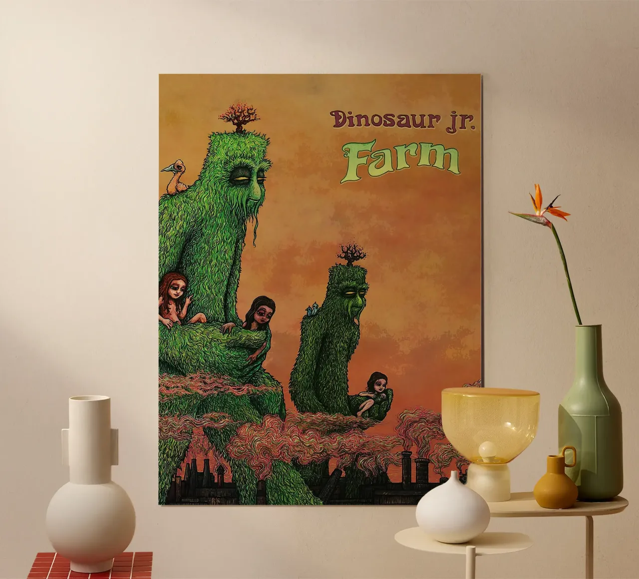 Dinosaur Jr band poster da van hellen